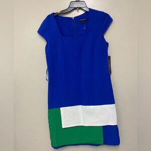 NWT Ladies Color block dress.